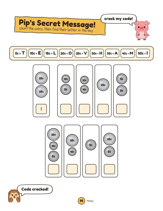 Book 2 game: Pip's Secret Message
